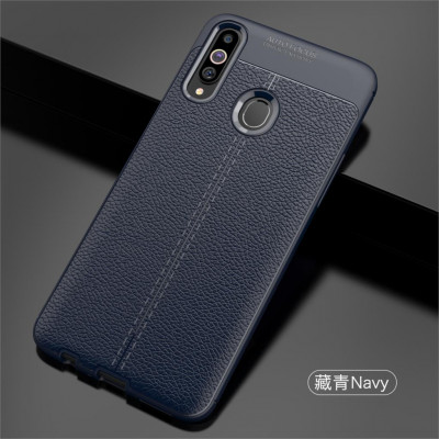 ТПУ накладка Leather для Samsung Galaxy A20s (A207F) — eCase
