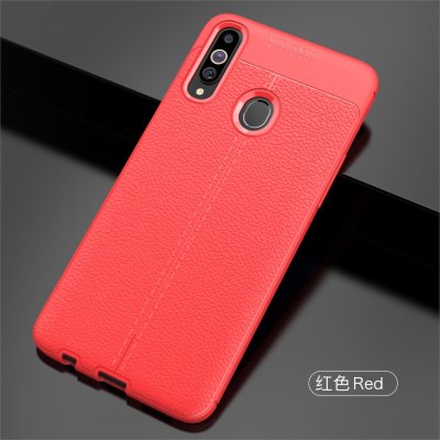 ТПУ накладка Leather для Samsung Galaxy A20s (A207F) — eCase