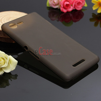 TPU накладка для Sony Xperia E1 (D2005) (матовий, однотонний) — eCase