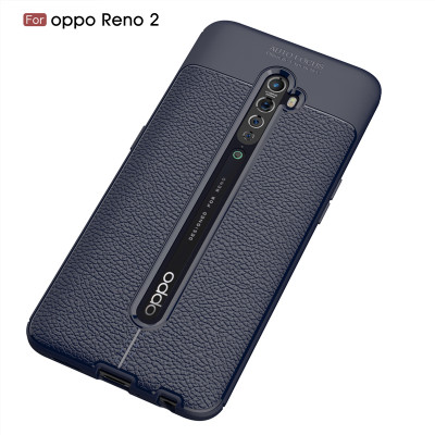 ТПУ накладка Leather для Oppo Reno 2 — eCase