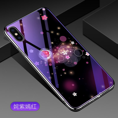 Накладка TPU + Glass Violet для iPhone XR — eCase