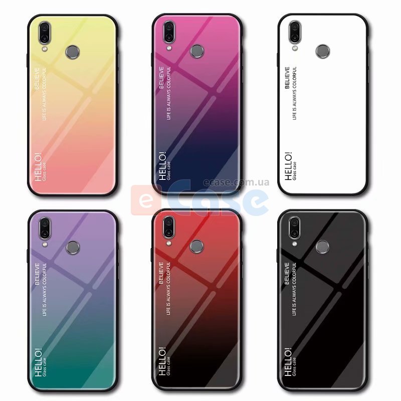 Накладка TPU + Glass Colorful для Huawei Honor 8X фото 1 — eCase