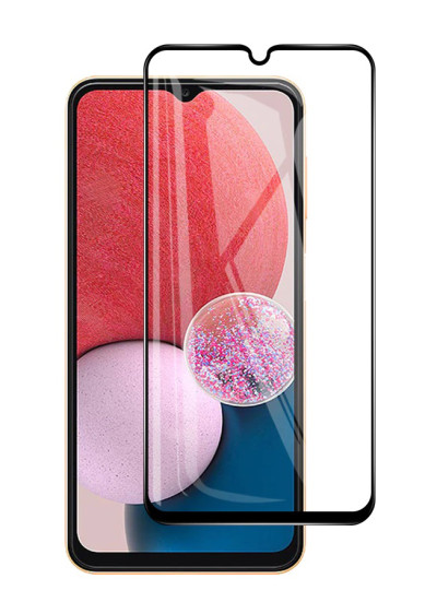 Захисне скло 5D (на весь екран) з кольоровою рамкою для Samsung Galaxy A34 5G — eCase