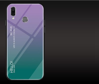 Накладка TPU + Glass Colorful для Huawei P Smart 2019 — eCase