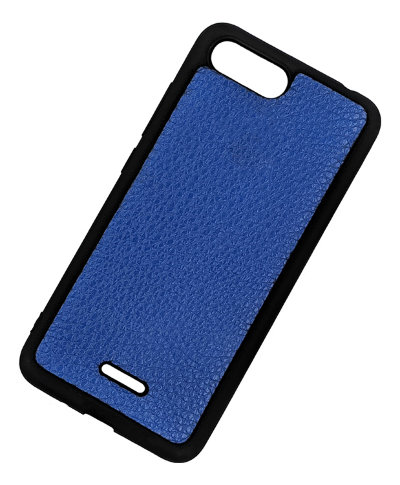 ТПУ накладка для Xiaomi Redmi 6A &quot;Cover Flotar&quot; (с вставкой из натуральной кожи) — eCase