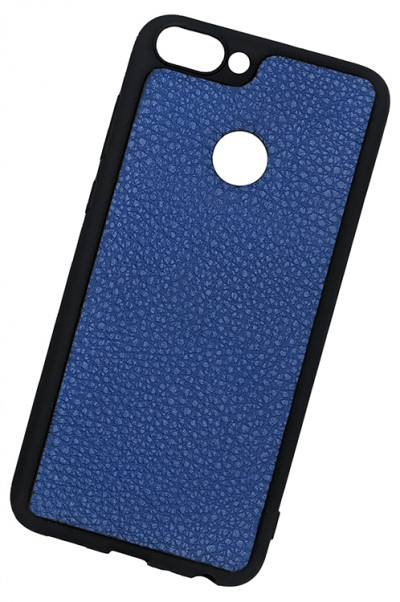 ТПУ накладка для Huawei P Smart "Cover Flotar" (зі вставкою з натуральної шкіри) — eCase