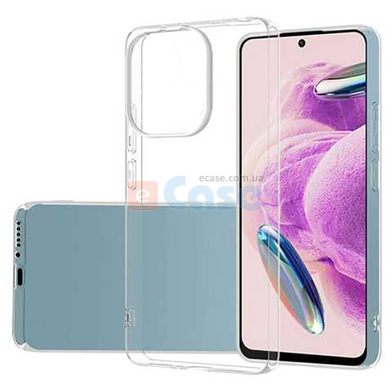Силиконовый чехол для Xiaomi Redmi Note 14 5G (Crystal Clear) фото 1 — eCase