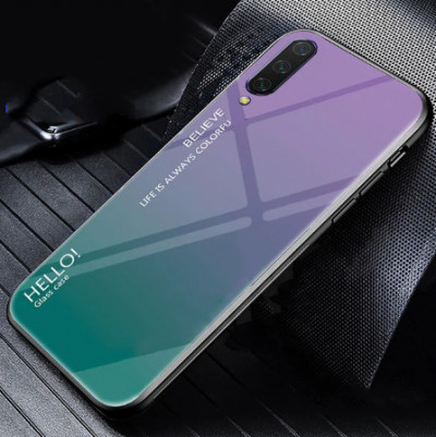 Накладка TPU + Glass Colorful для Xiaomi Mi CC9 &mdash; eCase