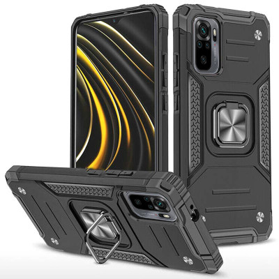 Ударопрочный чехол Solid Ring для Xiaomi Redmi Note 10 — eCase