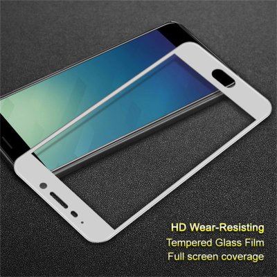 Защитное стекло 5D (на весь экран) с цветной рамкой для Meizu M6 Note — eCase