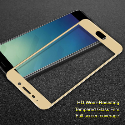 Захисне скло 5D (на весь екран) з кольоровою рамкою для Meizu M6 Note — eCase