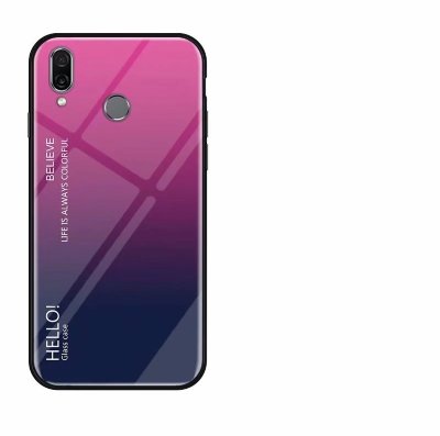 Накладка TPU + Glass Colorful для Huawei Honor 8X Max — eCase
