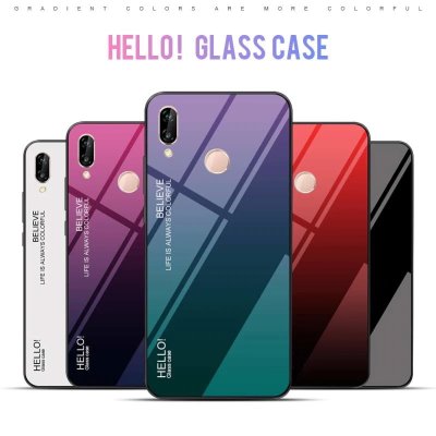 Накладка TPU + Glass Colorful для Huawei Honor 10 Lite — eCase