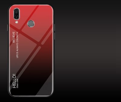 Накладка TPU + Glass Colorful для Huawei Honor 10 Lite — eCase