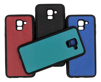 ТПУ накладка для Samsung A310F Galaxy A3 "Cover Flotar" (зі вставкою з натуральної шкіри) — eCase