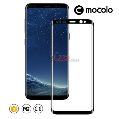 Захисне скло MOCOLO Premium 3D (з рамкою) для Samsung G955F Galaxy S8 Plus — eCase