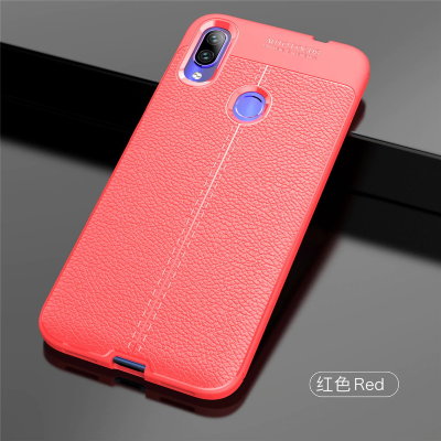 ТПУ накладка Leather для Xiaomi Redmi Note 7 — eCase