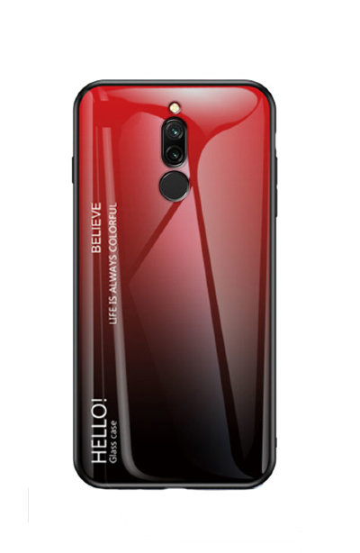 Накладка TPU + Glass Colorful для Xiaomi Redmi 8A &mdash; eCase