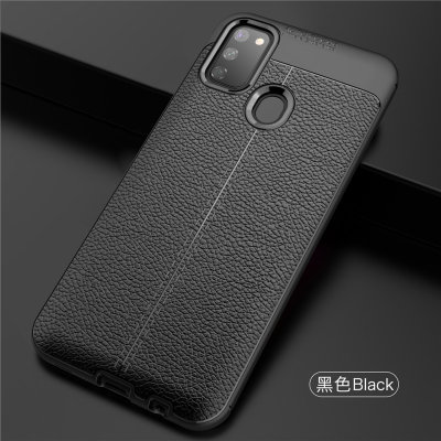 ТПУ накладка Leather для Samsung Galaxy M30s (M307F) — eCase