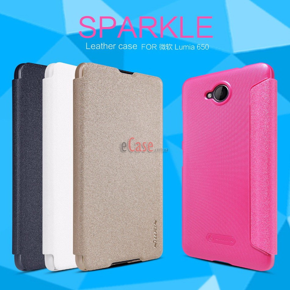 Чехол (книжка) Nillkin Sparkle Series для Microsoft Lumia 650 фото 1 — eCase