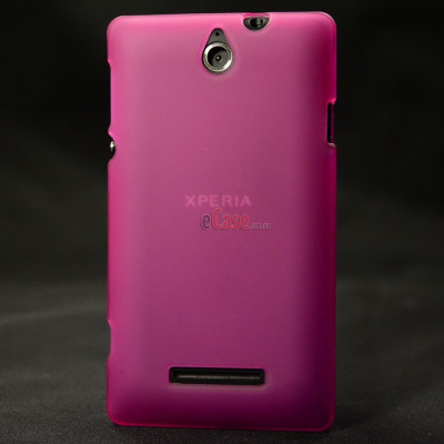 TPU накладка для Sony Xperia E Dual (C1605) (матовий, однотонний) — eCase
