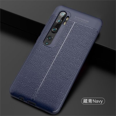 ТПУ накладка Leather для Xiaomi Mi Note 10 — eCase