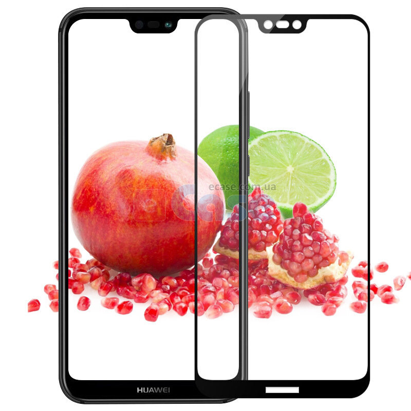 Защитное стекло для Huawei P Smart Plus (Tempered Glass Frame 2,5D) с рамкой фото 1 — eCase