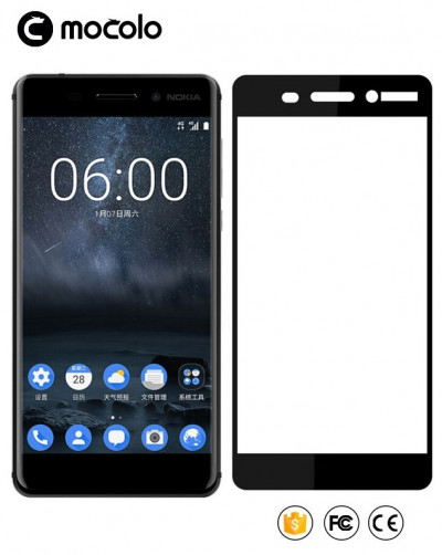Защитное стекло MOCOLO с рамкой для Nokia 6.1 — eCase