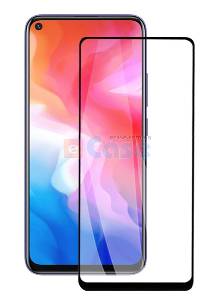 Захисне скло для Vivo X50 (Tempered Glass Frame 2,5 D) з рамкою фото 1 — eCase