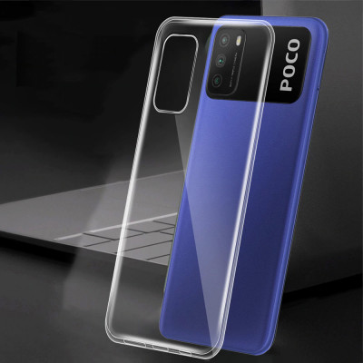 Силіконовий чохол для Xiaomi Poco M3 (Crystal Clear) — eCase