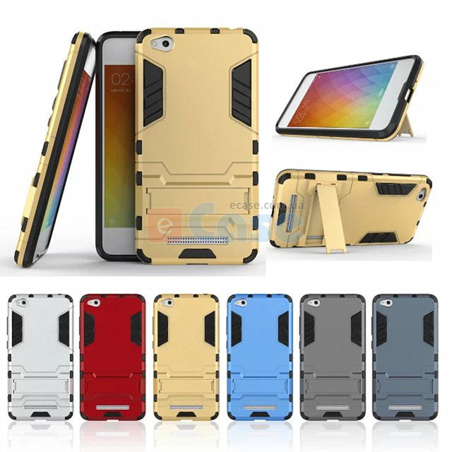 Ударопрочная накладка с ТПУ бампером для Xiaomi Redmi 4A (c подставкой) фото 1 — eCase