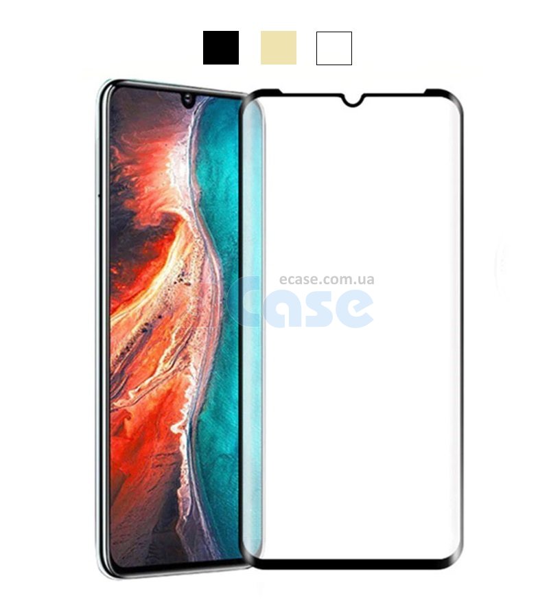 Защитное стекло 5D (на весь экран) с цветной рамкой для Huawei P30 Lite фото 1 — eCase