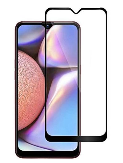 Захисне скло 5D (на весь екран) з кольоровою рамкою для Samsung Galaxy A10s (A107F) — eCase