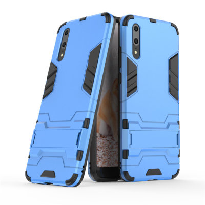 Ударостійка накладка з ТПУ бампером для Huawei P20 (з підставкою) — eCase