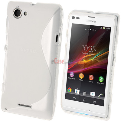 TPU накладка S-Case для Sony Xperia L S36h &mdash; eCase