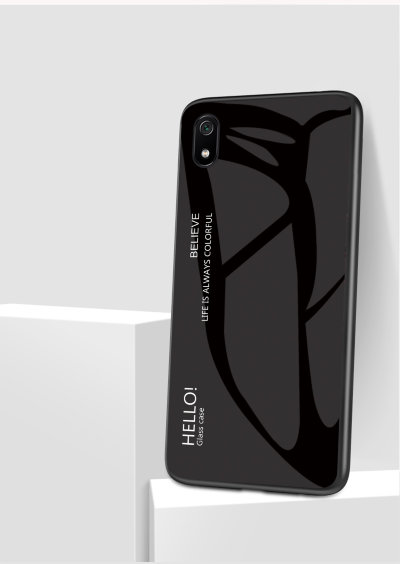 Накладка TPU + Glass Colorful для Xiaomi Redmi 7A — eCase