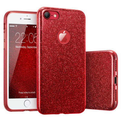 ТПУ накладка Sparkle (з пластиковим каркасом) для iPhone 7 &mdash; eCase