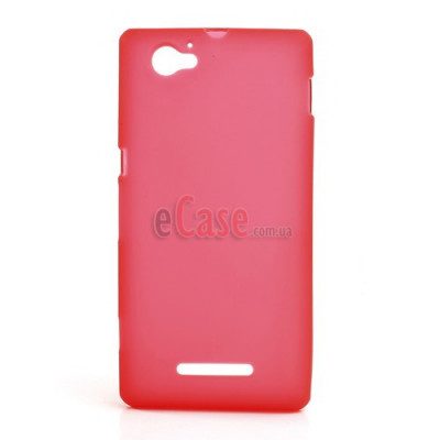 TPU накладка для Sony Xperia J (ST26i) (матовий, однотонний) — eCase