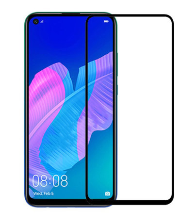 Защитное стекло 5D (на весь экран) с цветной рамкой для Huawei P40 lite E — eCase
