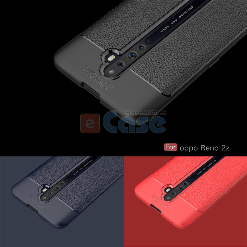 ТПУ накладка Leather для Oppo Reno 2Z фото 1 — eCase