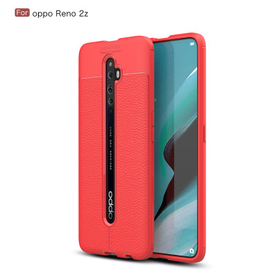 ТПУ накладка Leather для Oppo Reno 2Z — eCase