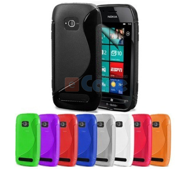 TPU накладка S-Case for Nokia Lumia 710 фото 1 — eCase