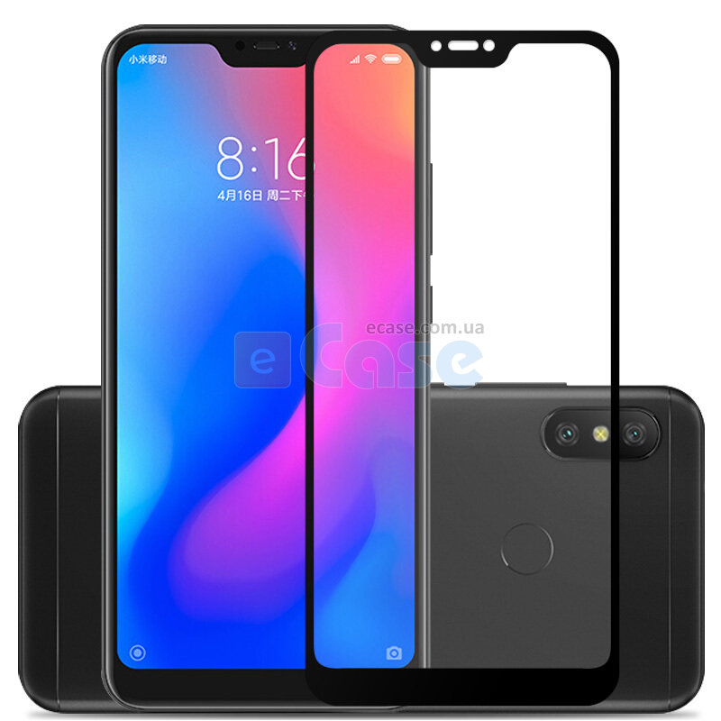Защитное стекло Full Glue Color для Xiaomi Redmi 6 Pro фото 1 — eCase