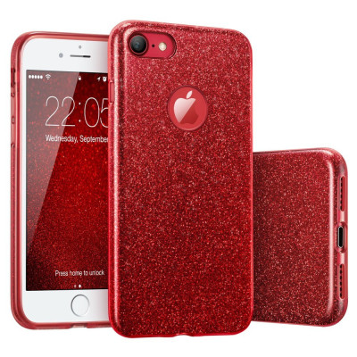 ТПУ накладка Sparkle (c пластиковым каркасом) для iPhone 8 — eCase