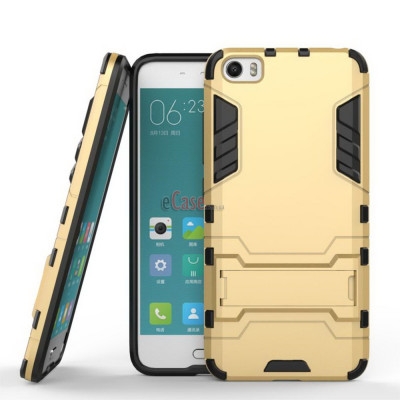 Ударопрочная накладка с ТПУ бампером для Xiaomi Mi5c (c подставкой) — eCase