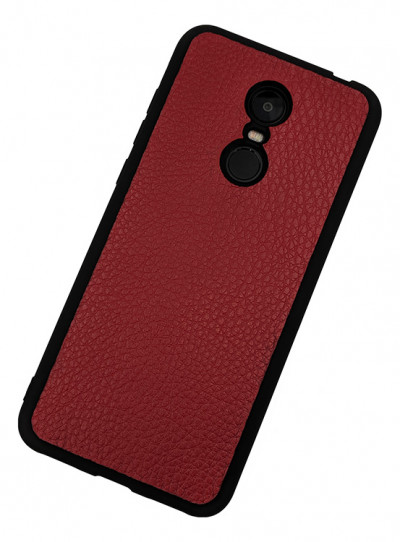 ТПУ накладка для Lenovo K3 "Cover Flotar" (зі вставкою з натуральної шкіри) — eCase