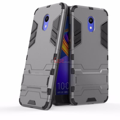 Ударопрочная накладка с ТПУ бампером для Meizu M6 (c подставкой) — eCase