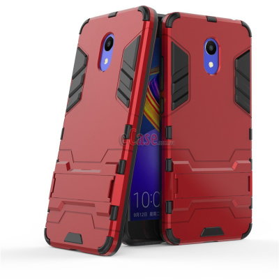 Ударостійка накладка з ТПУ бампером для Meizu M6 (з підставкою) — eCase