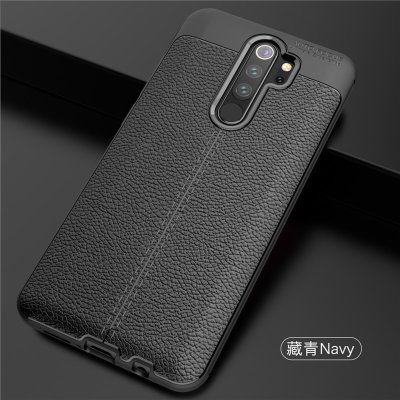 ТПУ накладка Leather для Xiaomi Redmi Note 8 Pro &mdash; eCase