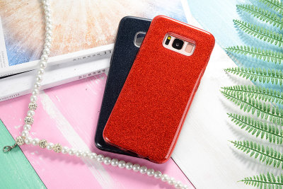ТПУ накладка Sparkle (c пластиковым каркасом) для Samsung J600 Galaxy J6 2018 — eCase